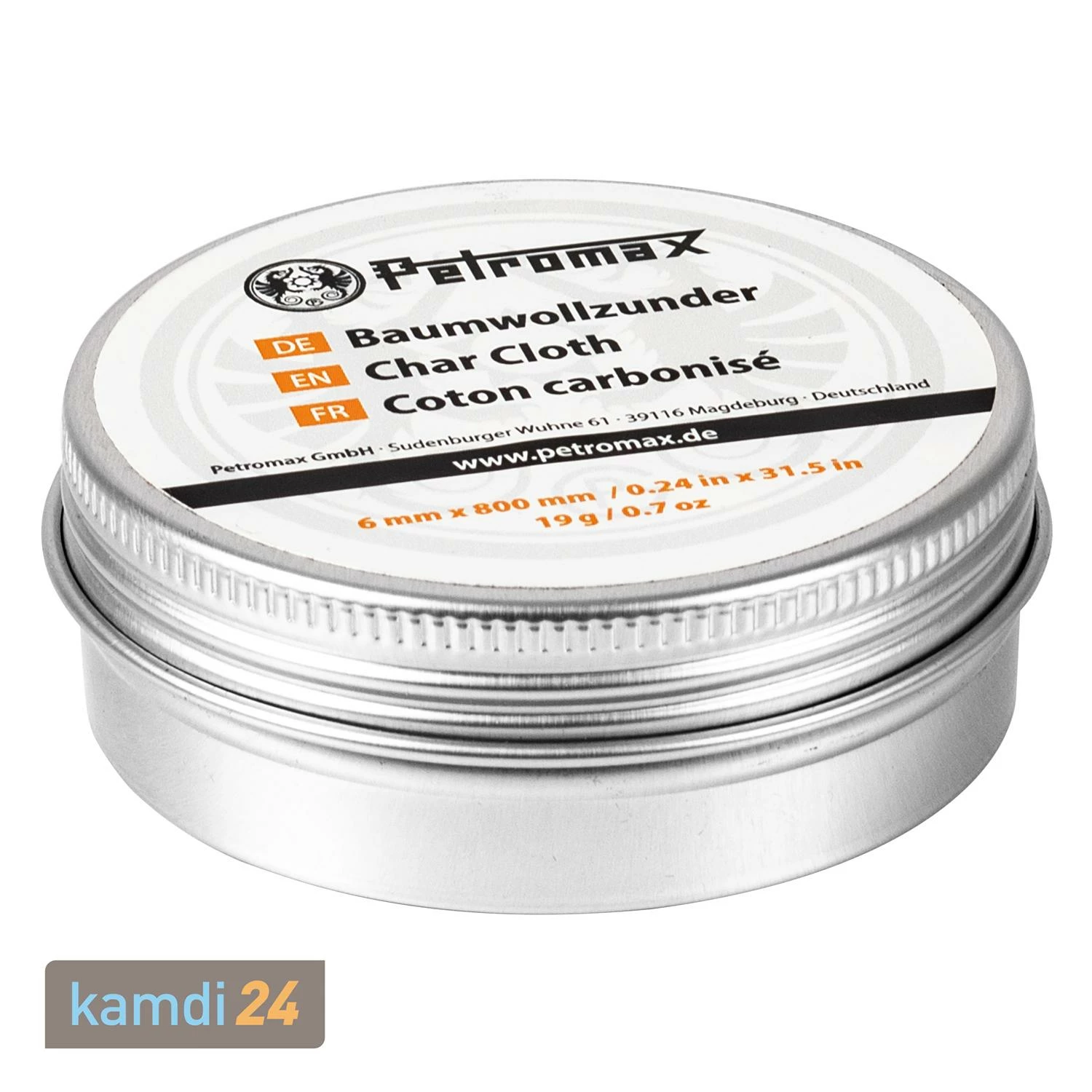 Petromax Baumwollzunder (Char Cloth) 1 Petromax Baumwollzunder (Char Cloth)