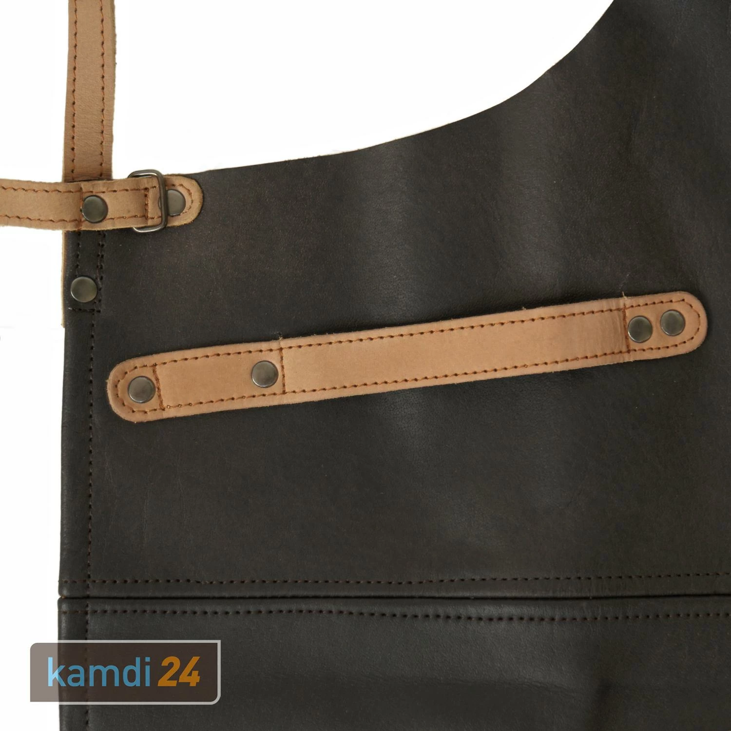 Petromax Büffelleder-Schürze Mit Gekreuztem Nackenband 4 Petromax Büffelleder-Schürze Mit Gekreuztem Nackenband – Bild 4