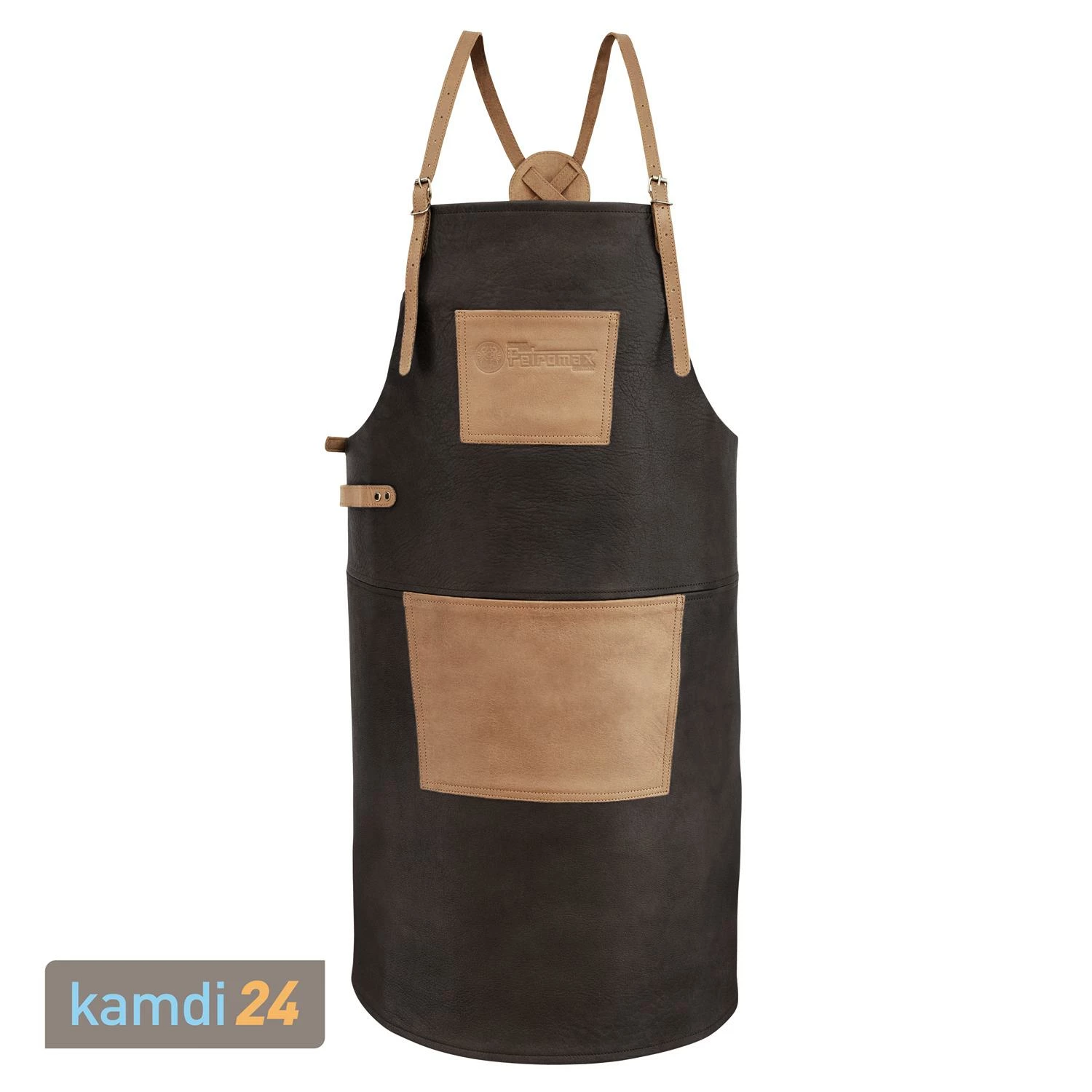 Petromax Büffelleder-Schürze Mit Gekreuztem Nackenband 1 Petromax Büffelleder-Schürze Mit Gekreuztem Nackenband