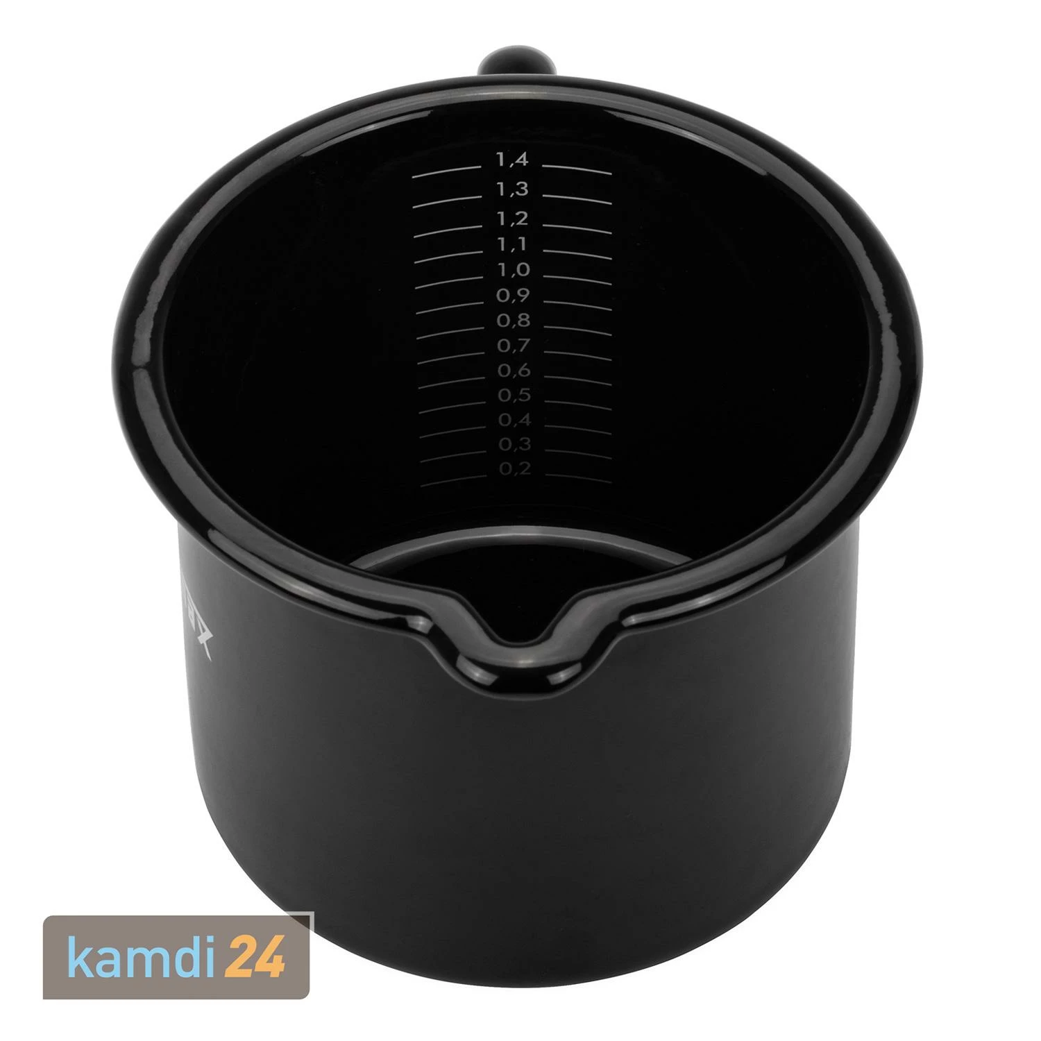 Petromax Emaille-Milchtopf Schwarz 1,4 Liter 2 Petromax Emaille-Milchtopf Schwarz 1,4 Liter – Bild 2