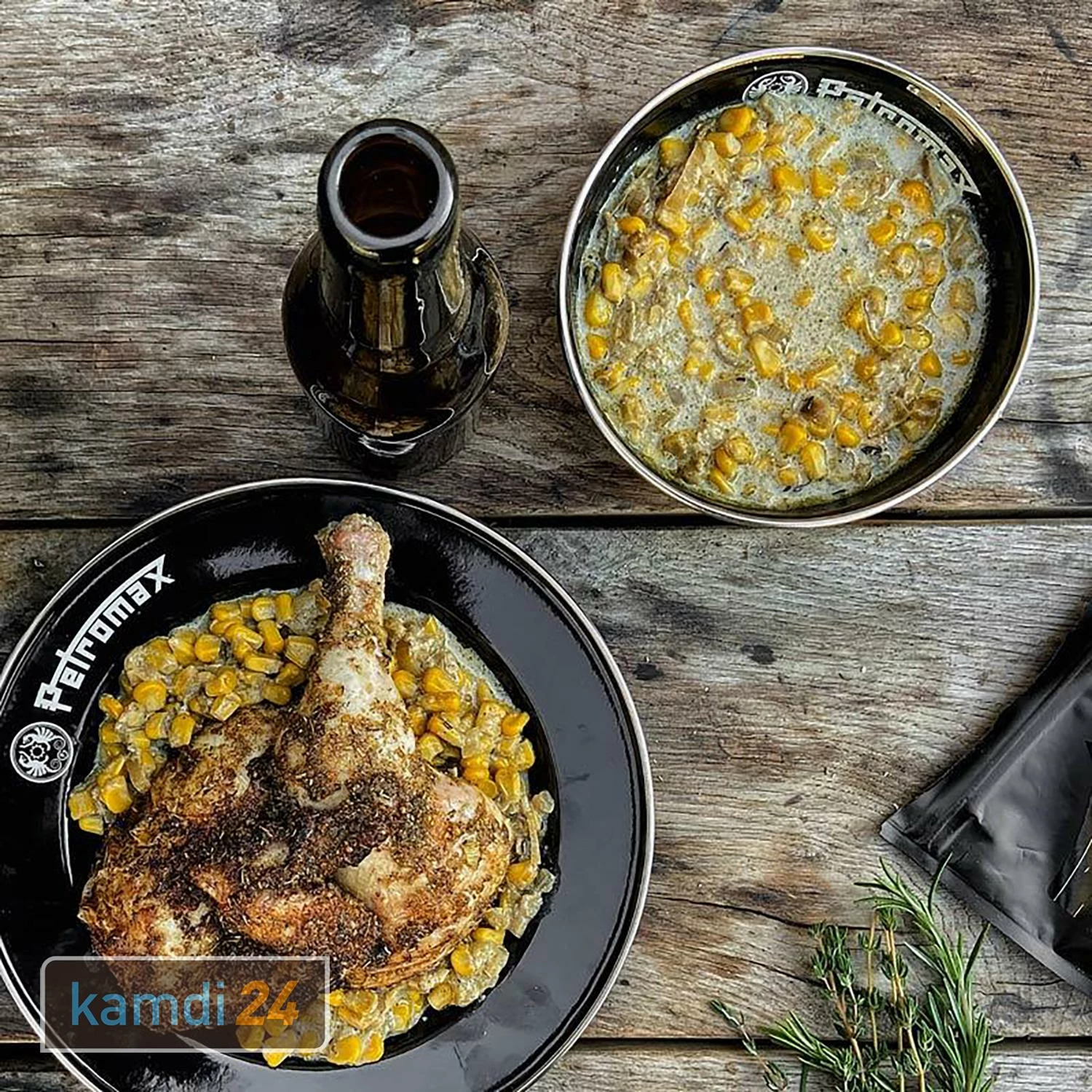 Petromax Emaille-Schalen Schwarz 2er-Set 500 Ml 5 Petromax Emaille-Schalen Schwarz 2er-Set 500 Ml – Bild 5