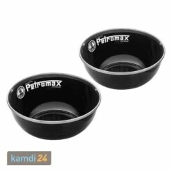 Petromax Emaille-Schalen Schwarz 2er-Set 500 Ml