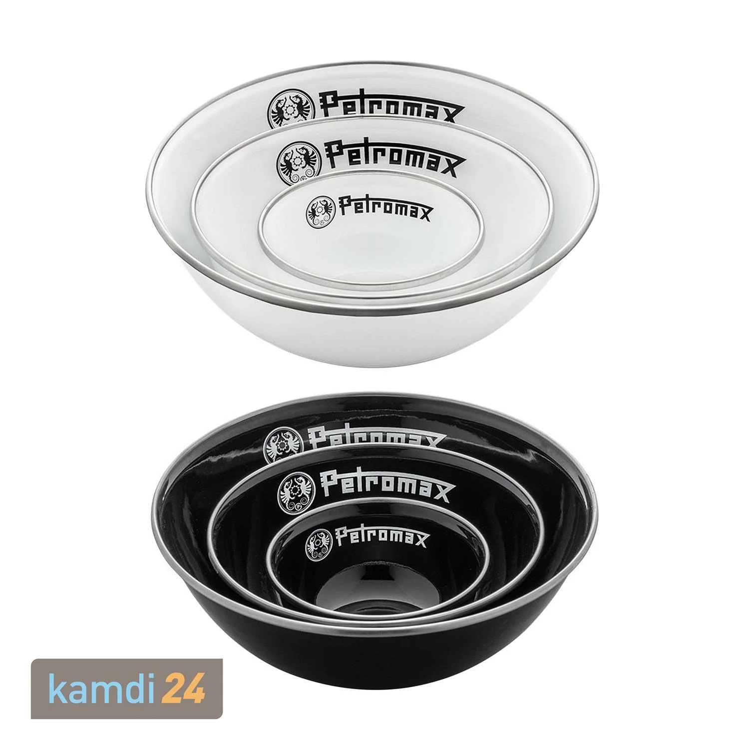 Petromax Emaille-Schalen Weiß 2er-Set 160 Ml 8 Petromax Emaille-Schalen Weiß 2er-Set 160 Ml – Bild 8