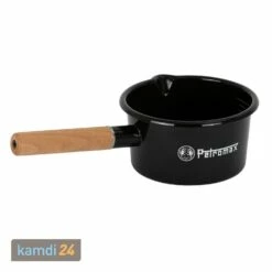 Petromax Emaille-Stieltopf Schwarz 1 Liter