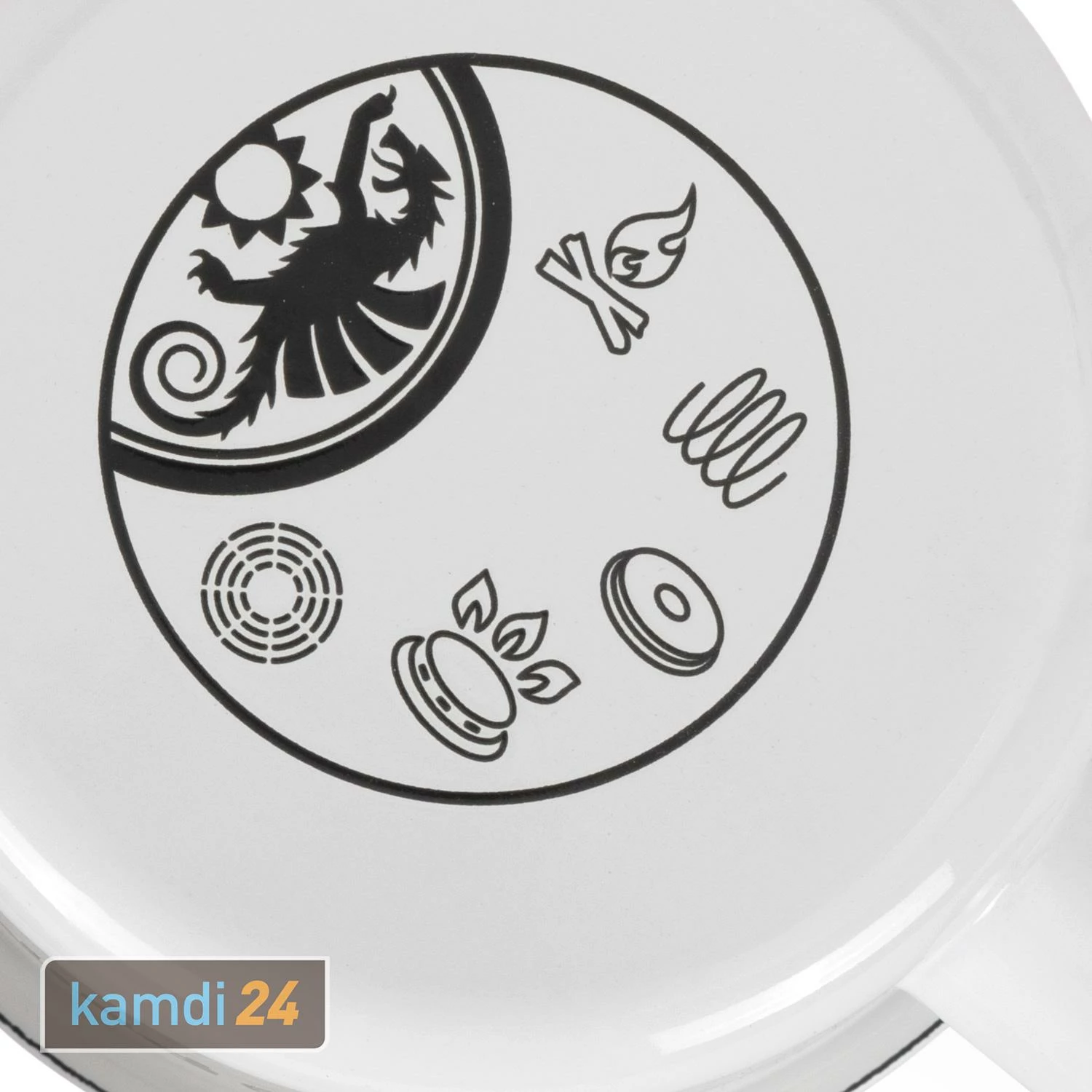 Petromax Emaille-Stieltopf Weiß 500 Ml 5 Petromax Emaille-Stieltopf Weiß 500 Ml – Bild 5