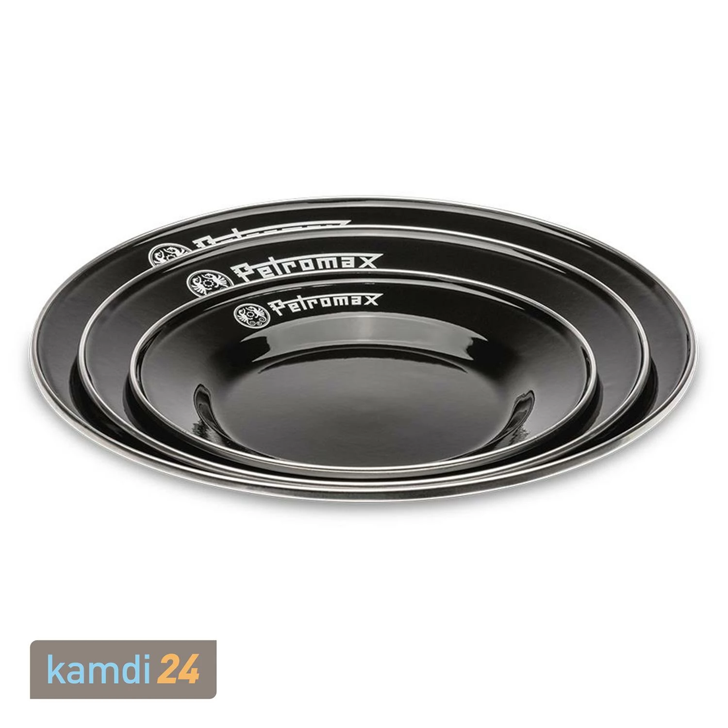 Petromax Emaille-Teller Schwarz 2er-Set Ø 22 Cm 11 Petromax Emaille-Teller Schwarz 2er-Set Ø 22 Cm – Bild 11