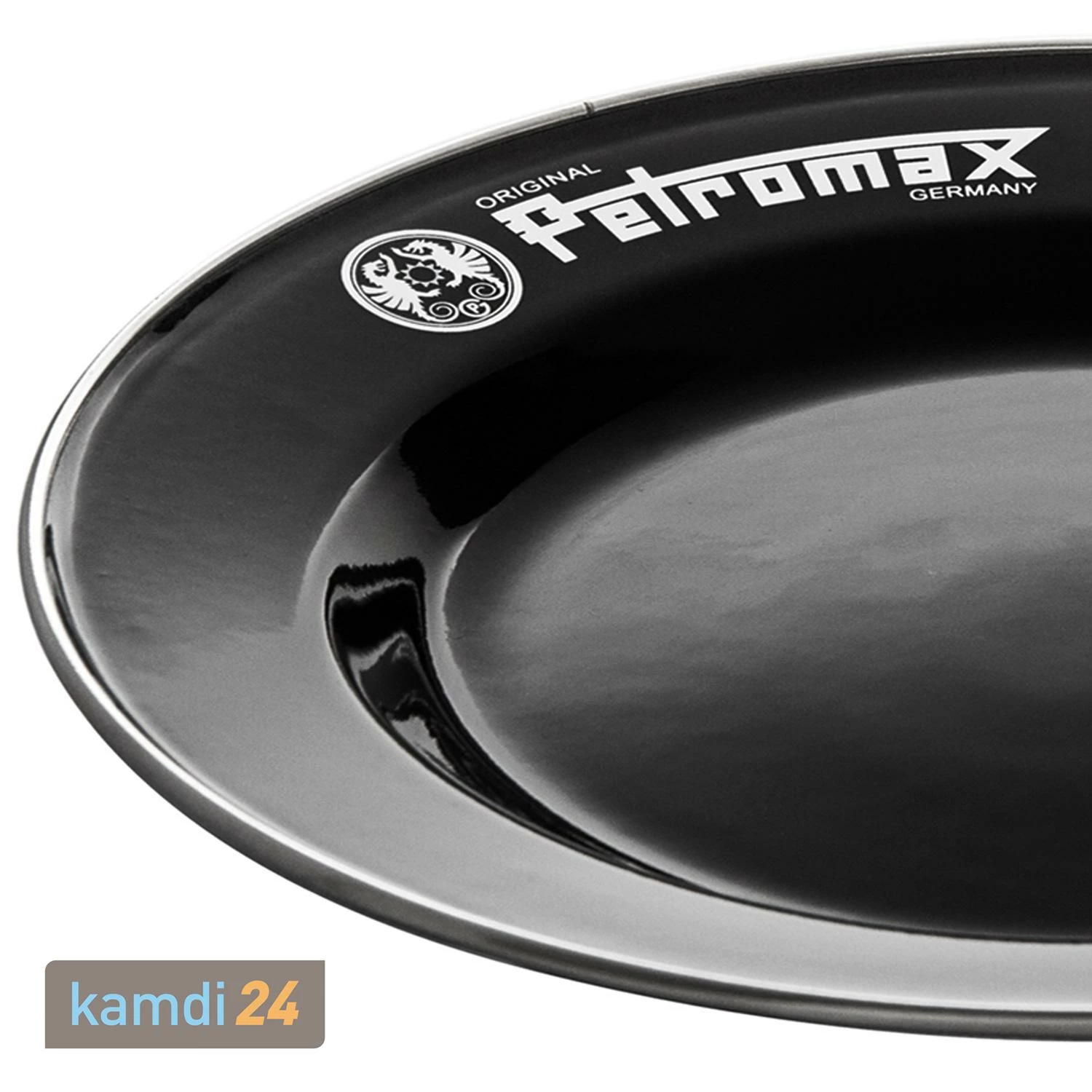 Petromax Emaille-Teller Schwarz 2er-Set Ø 22 Cm 3 Petromax Emaille-Teller Schwarz 2er-Set Ø 22 Cm – Bild 3