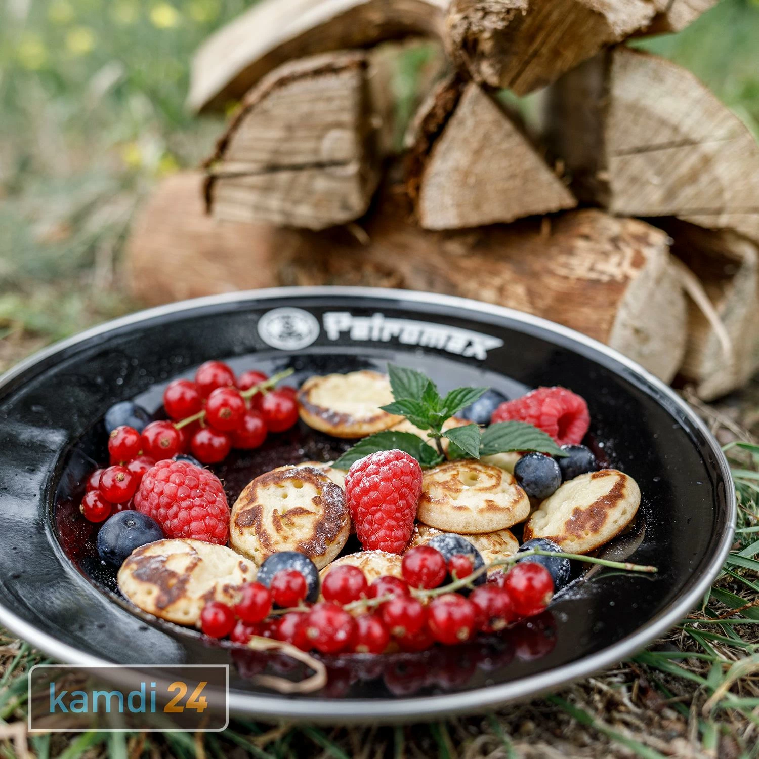 Petromax Emaille-Teller Schwarz 2er-Set Ø 22 Cm 4 Petromax Emaille-Teller Schwarz 2er-Set Ø 22 Cm – Bild 4