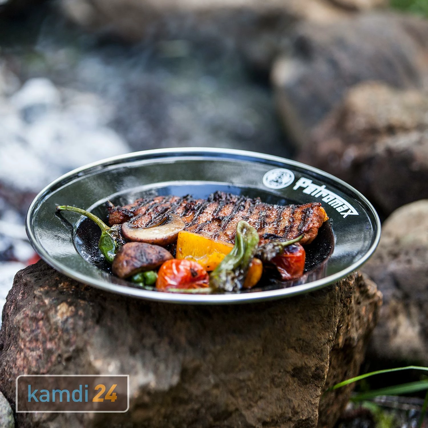 Petromax Emaille-Teller Schwarz 2er-Set Ø 22 Cm 7 Petromax Emaille-Teller Schwarz 2er-Set Ø 22 Cm – Bild 7