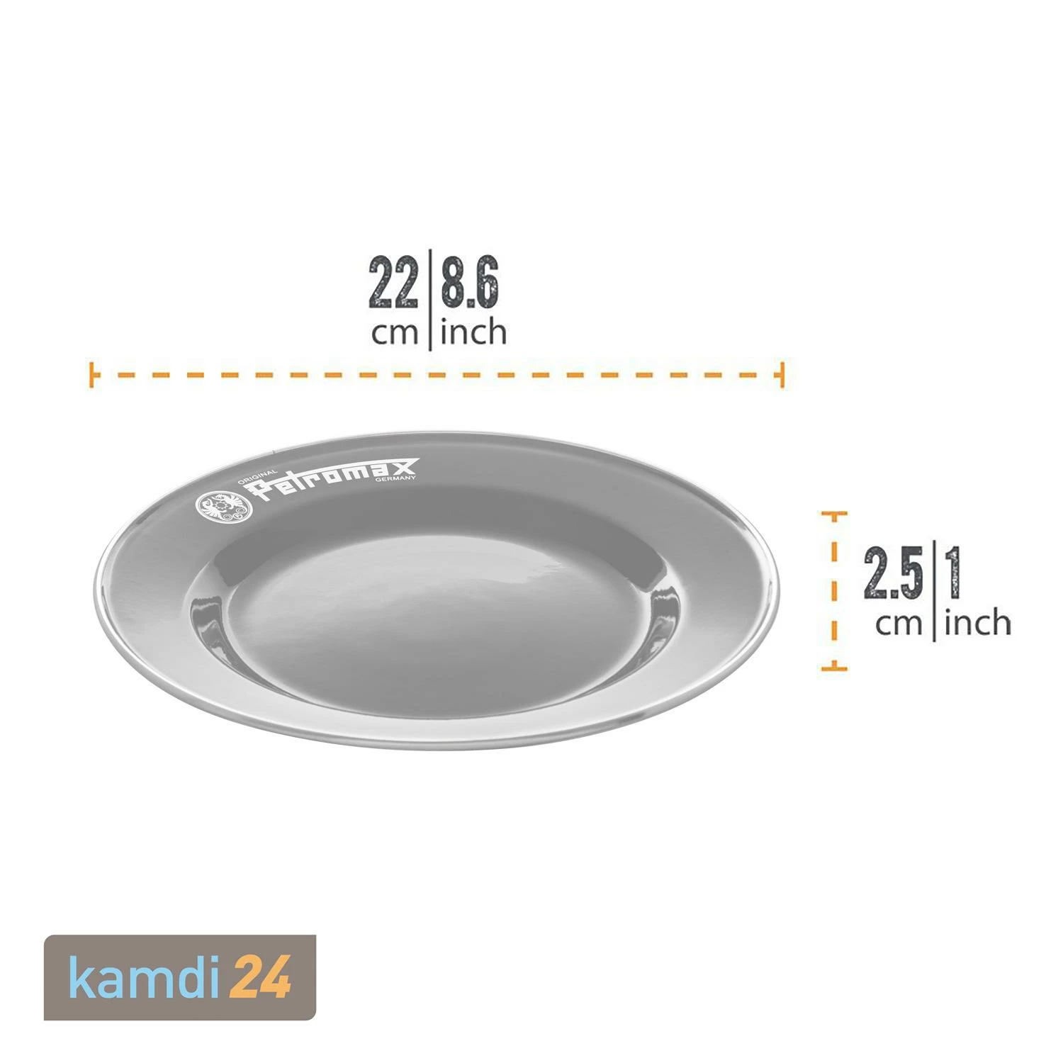 Petromax Emaille-Teller Schwarz 2er-Set Ø 22 Cm 9 Petromax Emaille-Teller Schwarz 2er-Set Ø 22 Cm – Bild 9