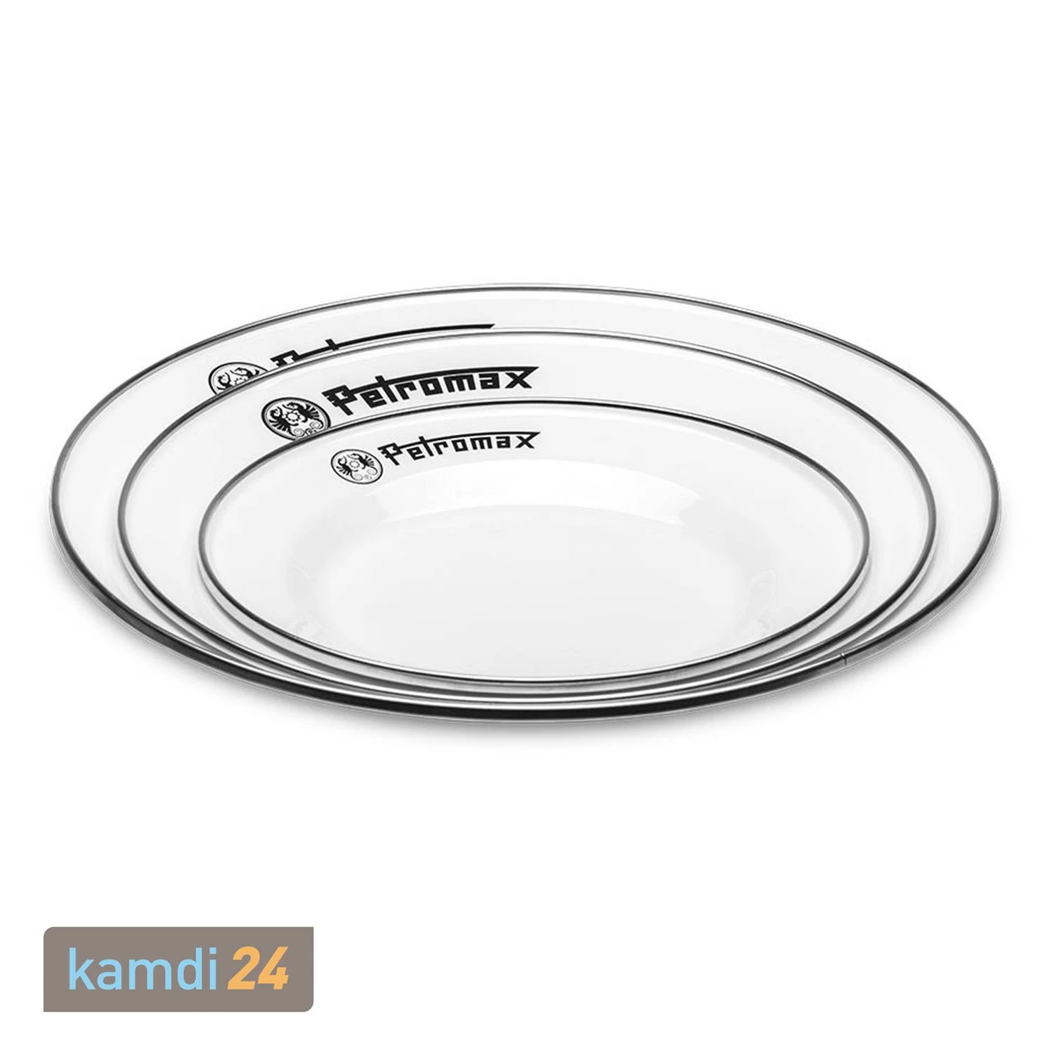 Petromax Emaille-Teller Weiß 2er-Set Ø 26 Cm 6 Petromax Emaille-Teller Weiß 2er-Set Ø 26 Cm – Bild 6