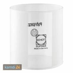 Petromax Glas Vertikal Mattiert Für Petroleumleuchte HK500