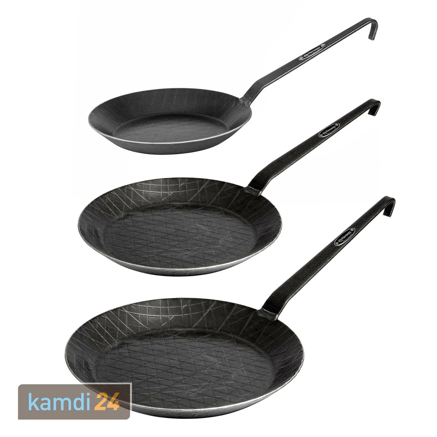 Petromax Pfannen Set Aus Schmiedeeisen Mit Sp20, Sp24 Und Sp28 1 Petromax Pfannen Set Aus Schmiedeeisen Mit Sp20, Sp24 Und Sp28