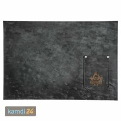 Rock'n'Rubs Tisch-Set Aus Leder Anthrazit