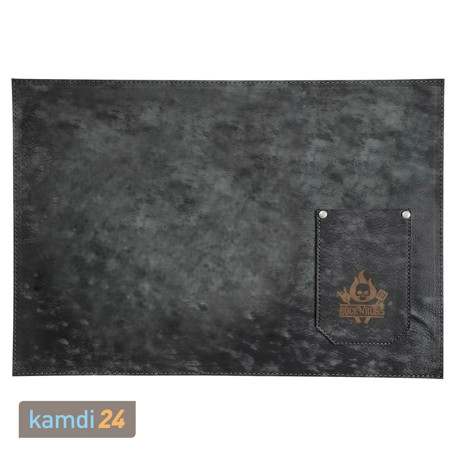 Rock'n'Rubs Tisch-Set Aus Leder Anthrazit 1 Rock'n'Rubs Tisch-Set Aus Leder Anthrazit