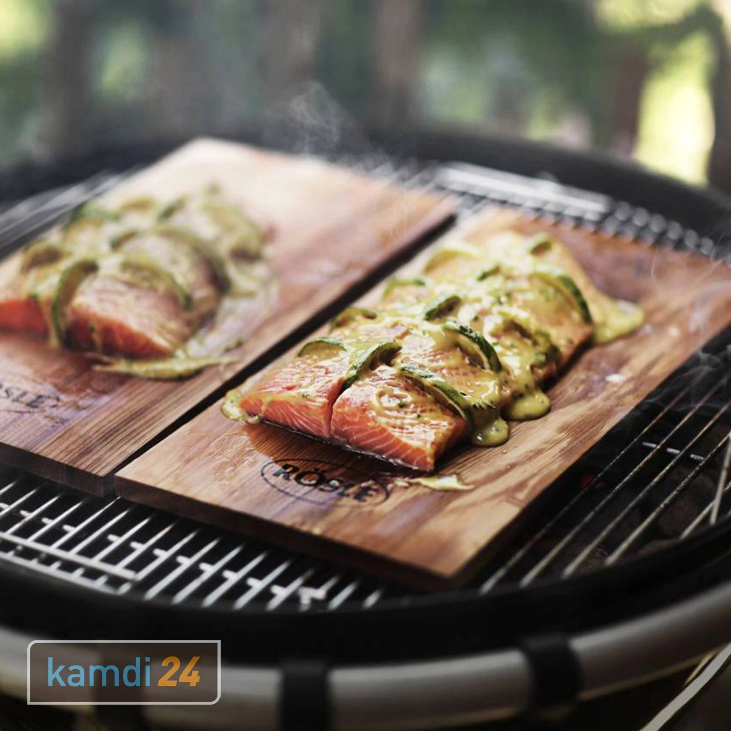 Rösle RÖSLE Aromaplanke Erle 2er Set L 3 Rösle RÖSLE Aromaplanke Erle 2er Set L – Bild 3