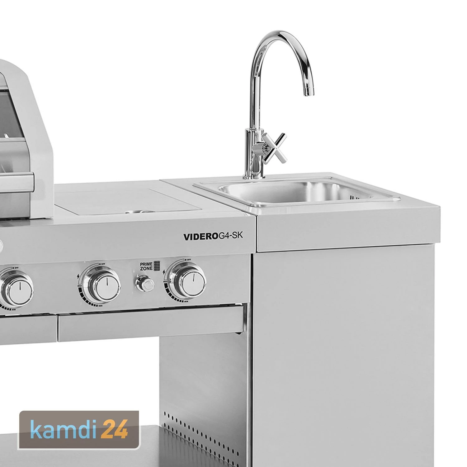 Rösle RÖSLE BBQ-Kitchen Videro G4-SK Vario+ Gasgrill Edelstahl 4 Rösle RÖSLE BBQ-Kitchen Videro G4-SK Vario+ Gasgrill Edelstahl – Bild 4