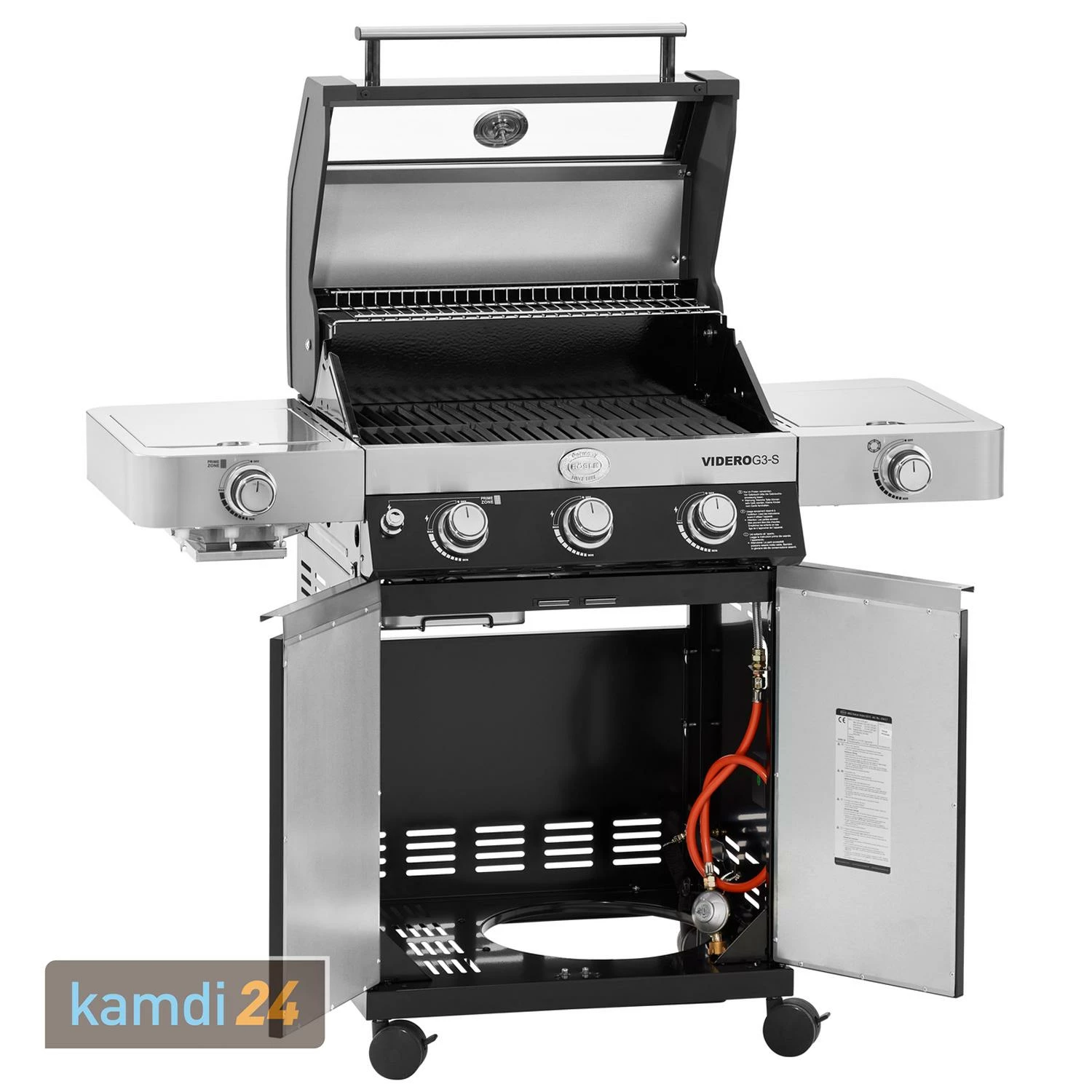 Rösle RÖSLE BBQ-Station Videro G3-S Vario+ Gasgrill Schwarz Aktuelles Modell 2 Rösle RÖSLE BBQ-Station Videro G3-S Vario+ Gasgrill Schwarz Aktuelles Modell – Bild 2