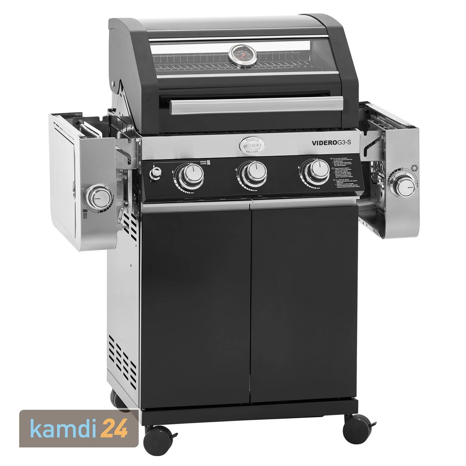 Rösle RÖSLE BBQ-Station Videro G3-S Vario+ Gasgrill Schwarz Aktuelles Modell 3 Rösle RÖSLE BBQ-Station Videro G3-S Vario+ Gasgrill Schwarz Aktuelles Modell – Bild 3