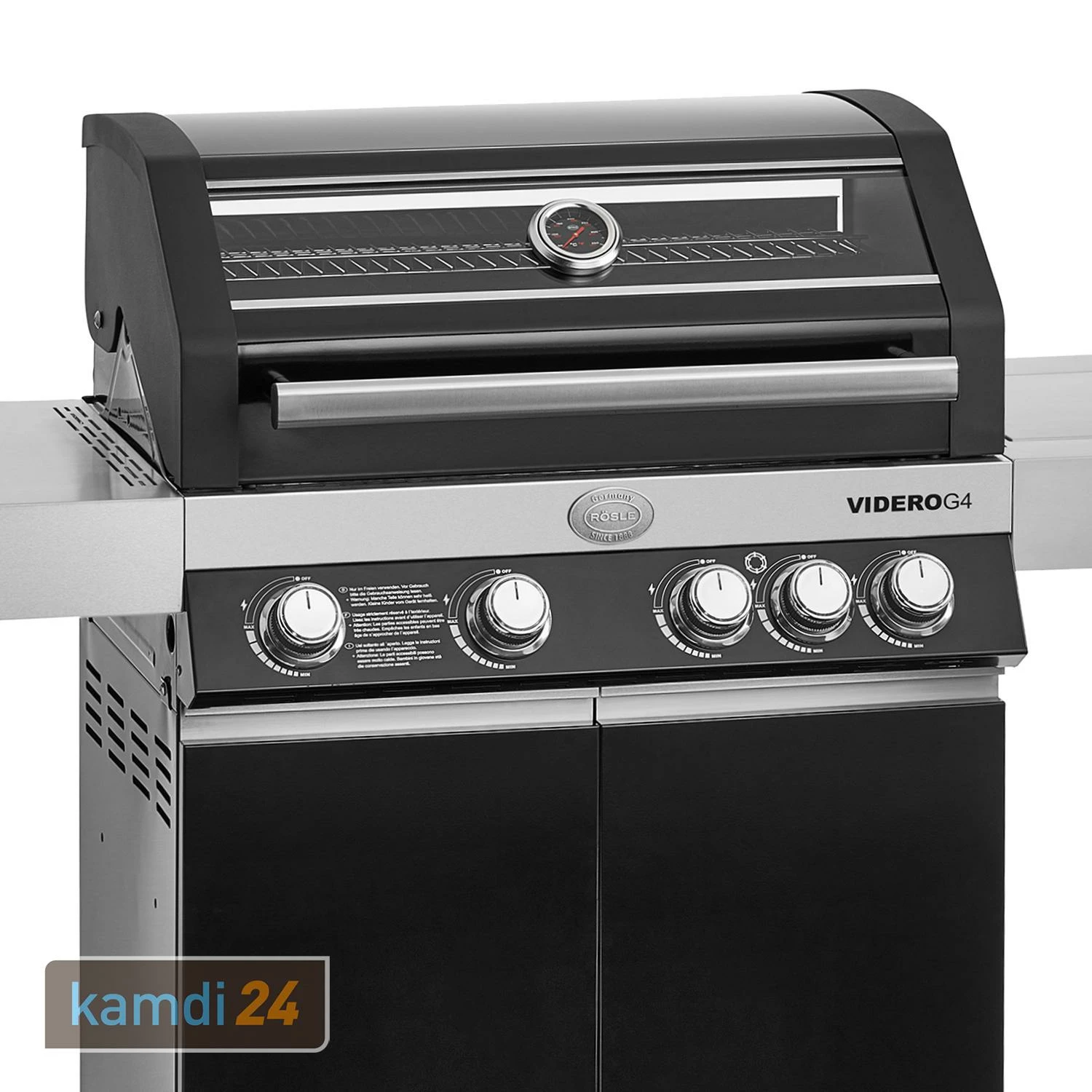 Rösle RÖSLE BBQ-Station Videro G4 Gasgrill Schwarz Aktuelles Modell 3 Rösle RÖSLE BBQ-Station Videro G4 Gasgrill Schwarz Aktuelles Modell – Bild 3