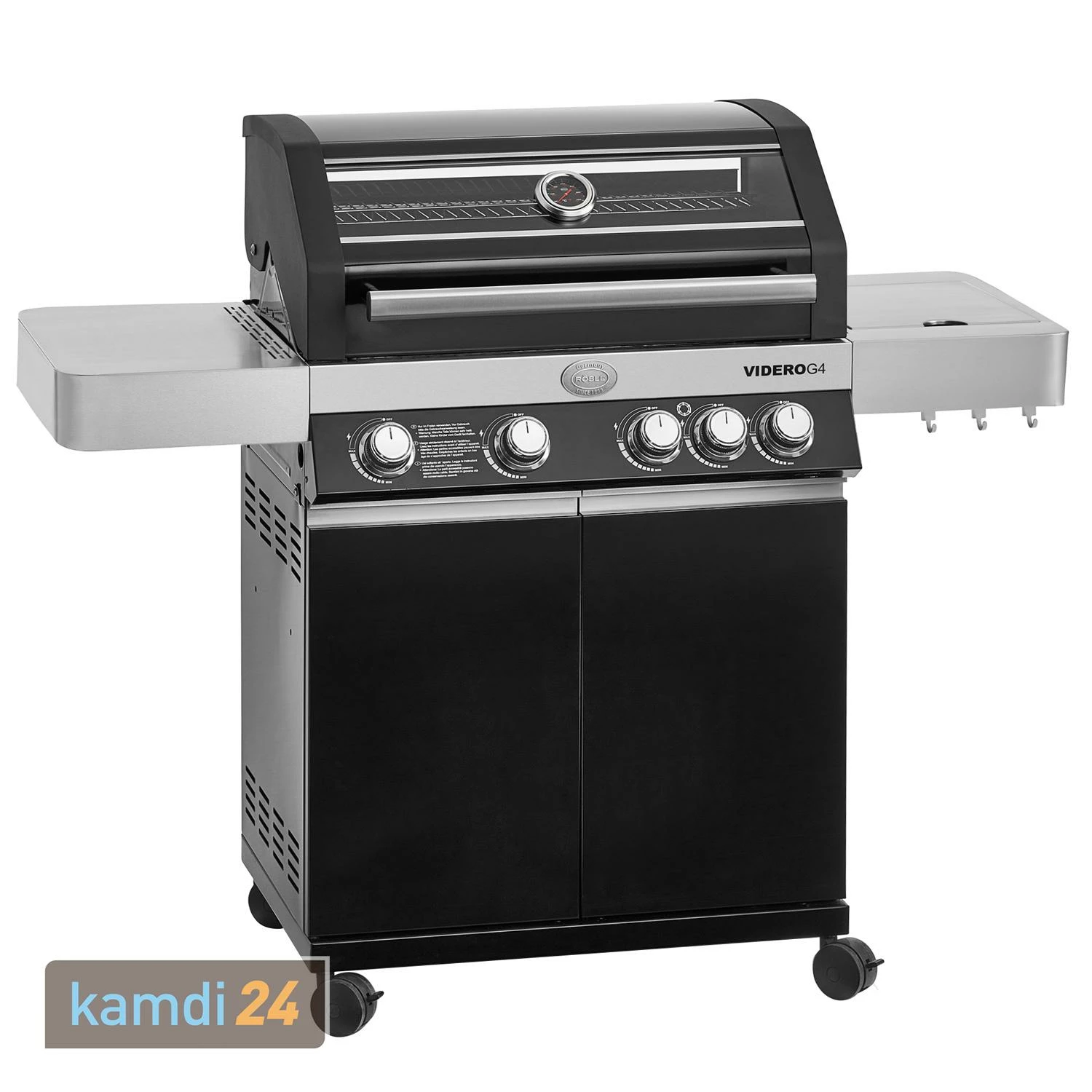 Rösle RÖSLE BBQ-Station Videro G4 Gasgrill Schwarz Aktuelles Modell 1 Rösle RÖSLE BBQ-Station Videro G4 Gasgrill Schwarz Aktuelles Modell