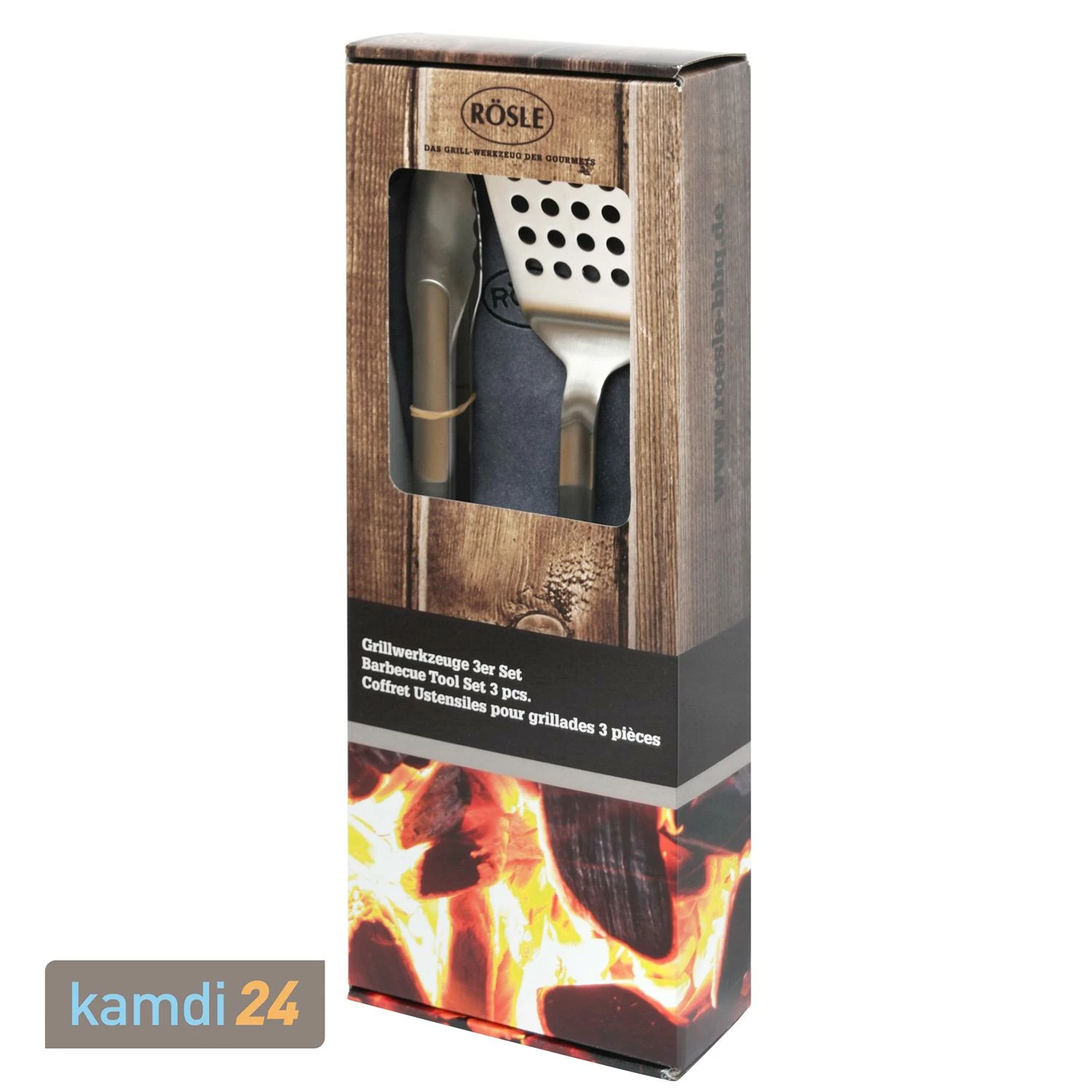 Rösle RÖSLE Grillwerkzeuge 3er Set 2 Rösle RÖSLE Grillwerkzeuge 3er Set – Bild 2