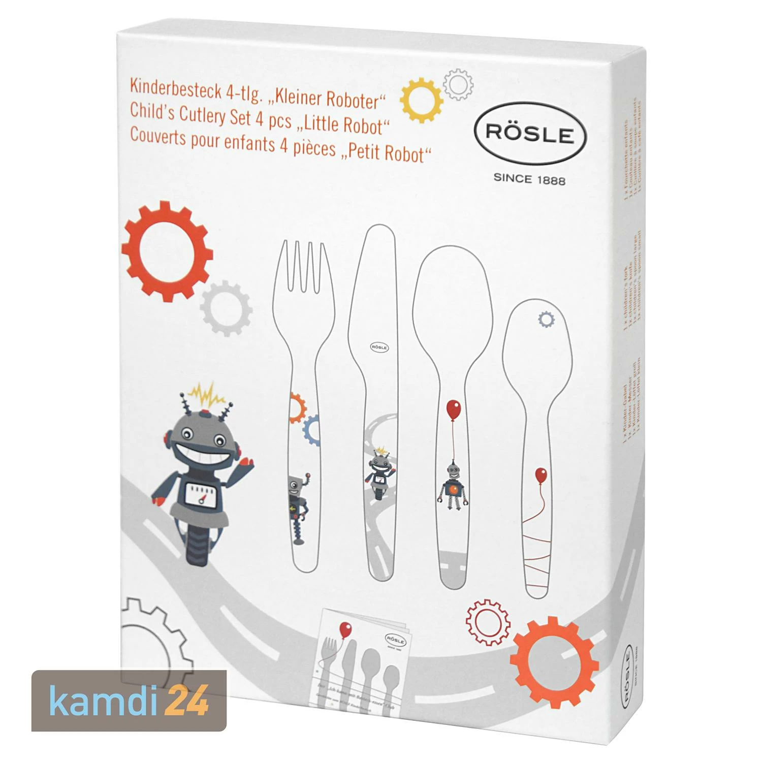 Rösle RÖSLE Kinderbesteck Kleiner Roboter Set 4-tlg. 11 Rösle RÖSLE Kinderbesteck Kleiner Roboter Set 4-tlg. – Bild 11