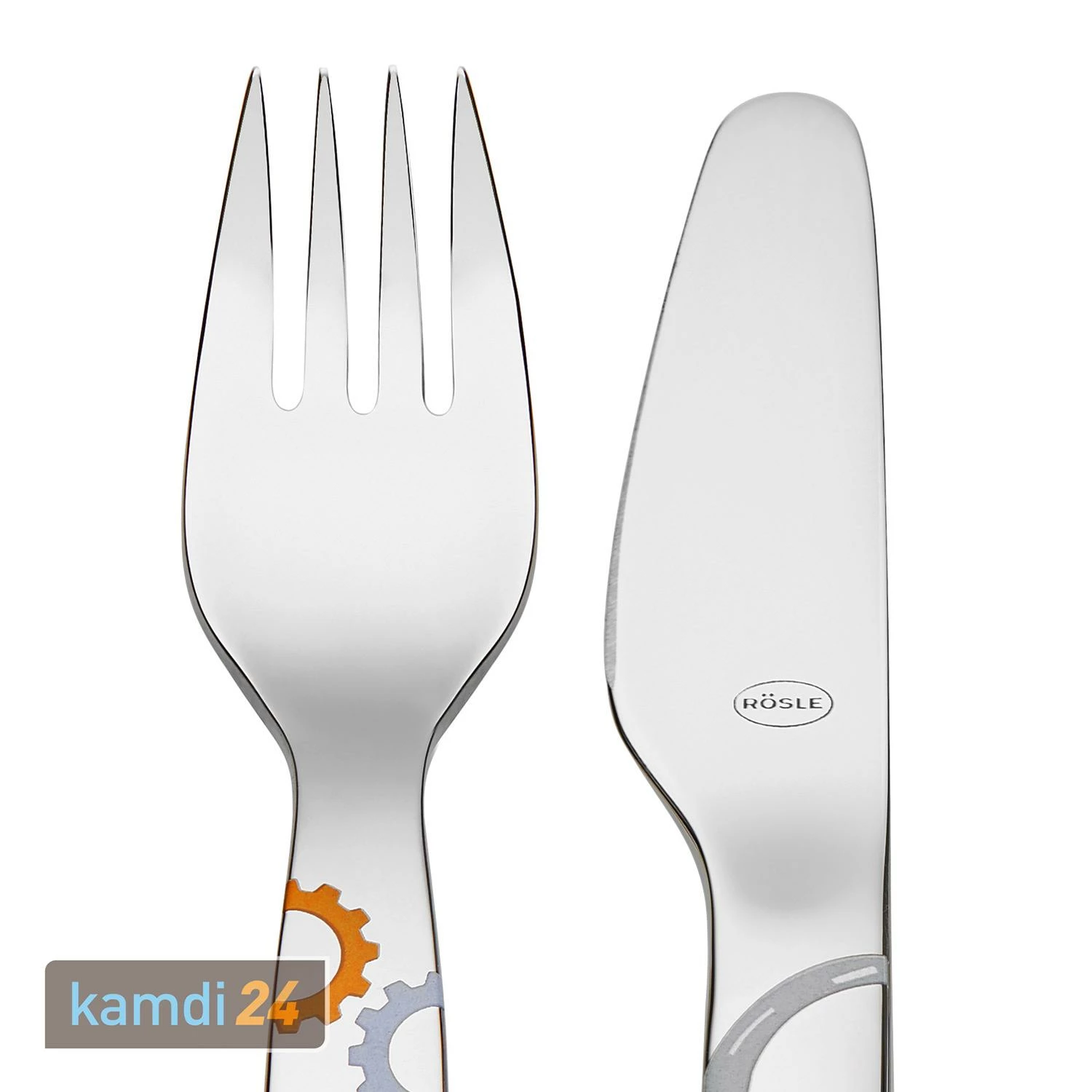 Rösle RÖSLE Kinderbesteck Kleiner Roboter Set 4-tlg. 4 Rösle RÖSLE Kinderbesteck Kleiner Roboter Set 4-tlg. – Bild 4