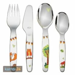Rösle RÖSLE Kinderbesteck Waldfreunde Set 4-tlg.