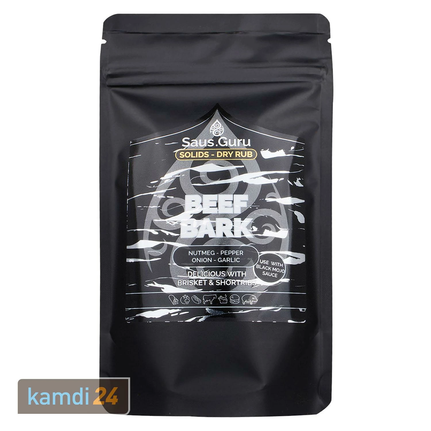 Saus.Guru Solids Beef Bark Rub 200 G BlackBag 1 Saus.Guru Solids Beef Bark Rub 200 G BlackBag