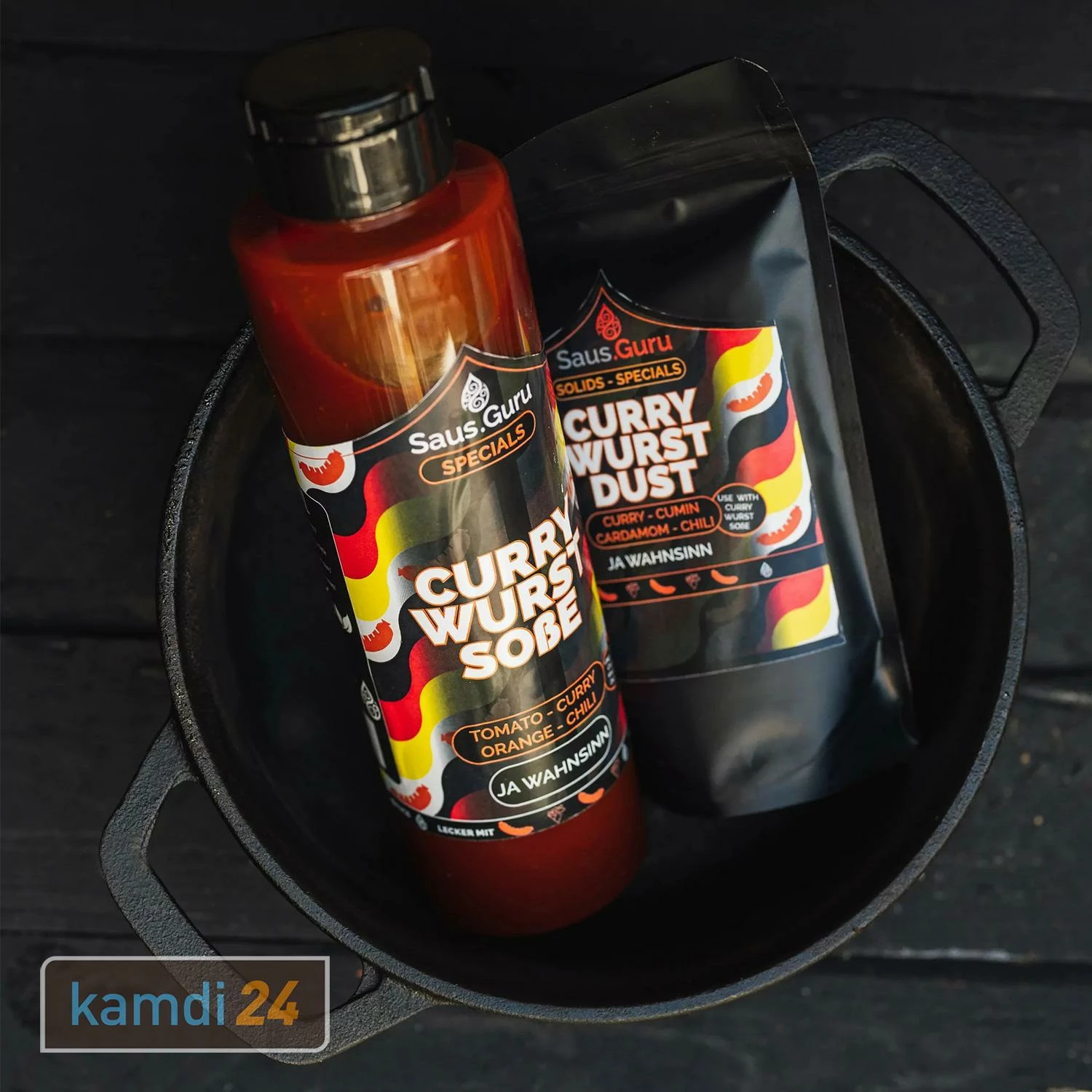 Saus.Guru Solids Currywurst Dust 160 G BlackBag 3 Saus.Guru Solids Currywurst Dust 160 G BlackBag – Bild 3