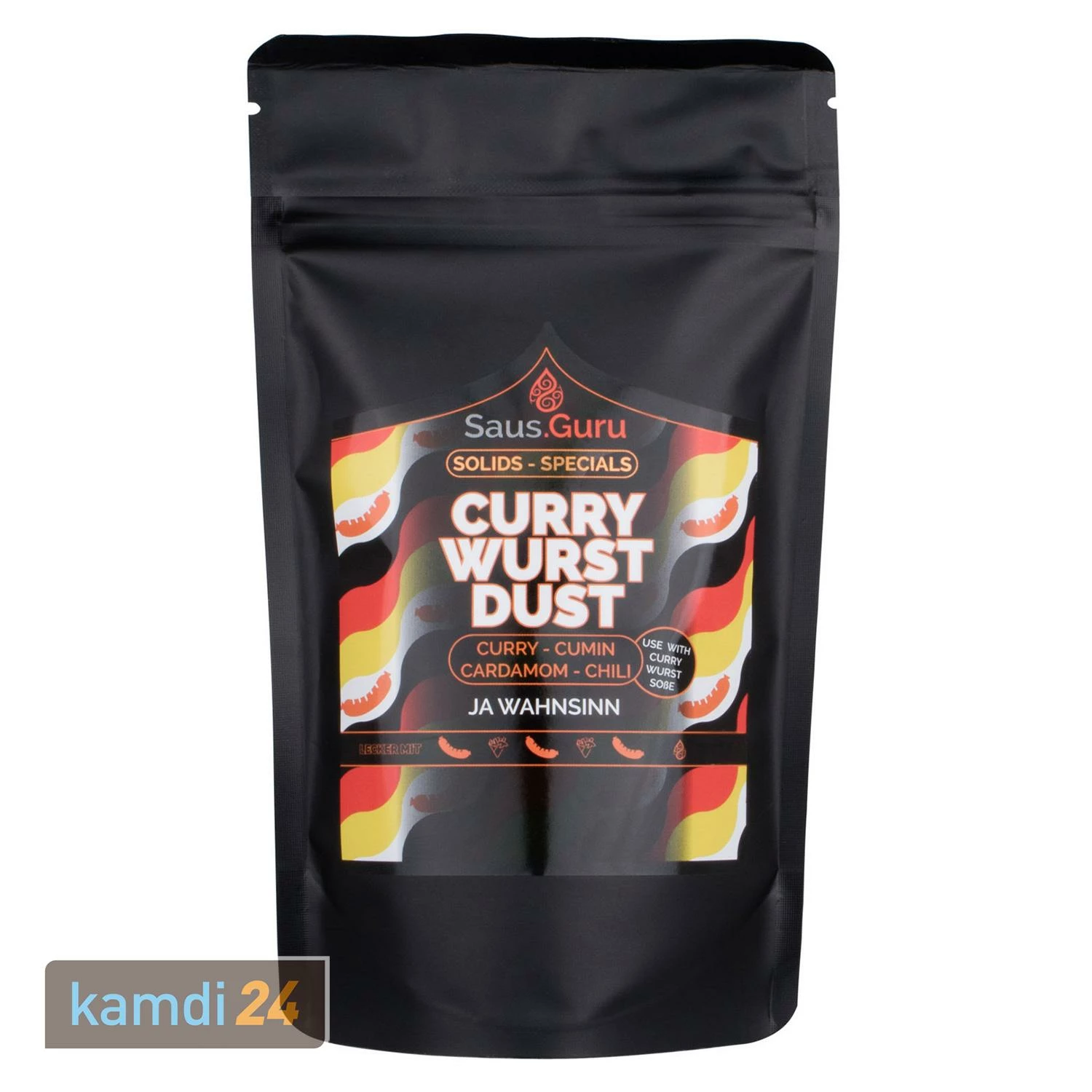 Saus.Guru Solids Currywurst Dust 160 G BlackBag 1 Saus.Guru Solids Currywurst Dust 160 G BlackBag