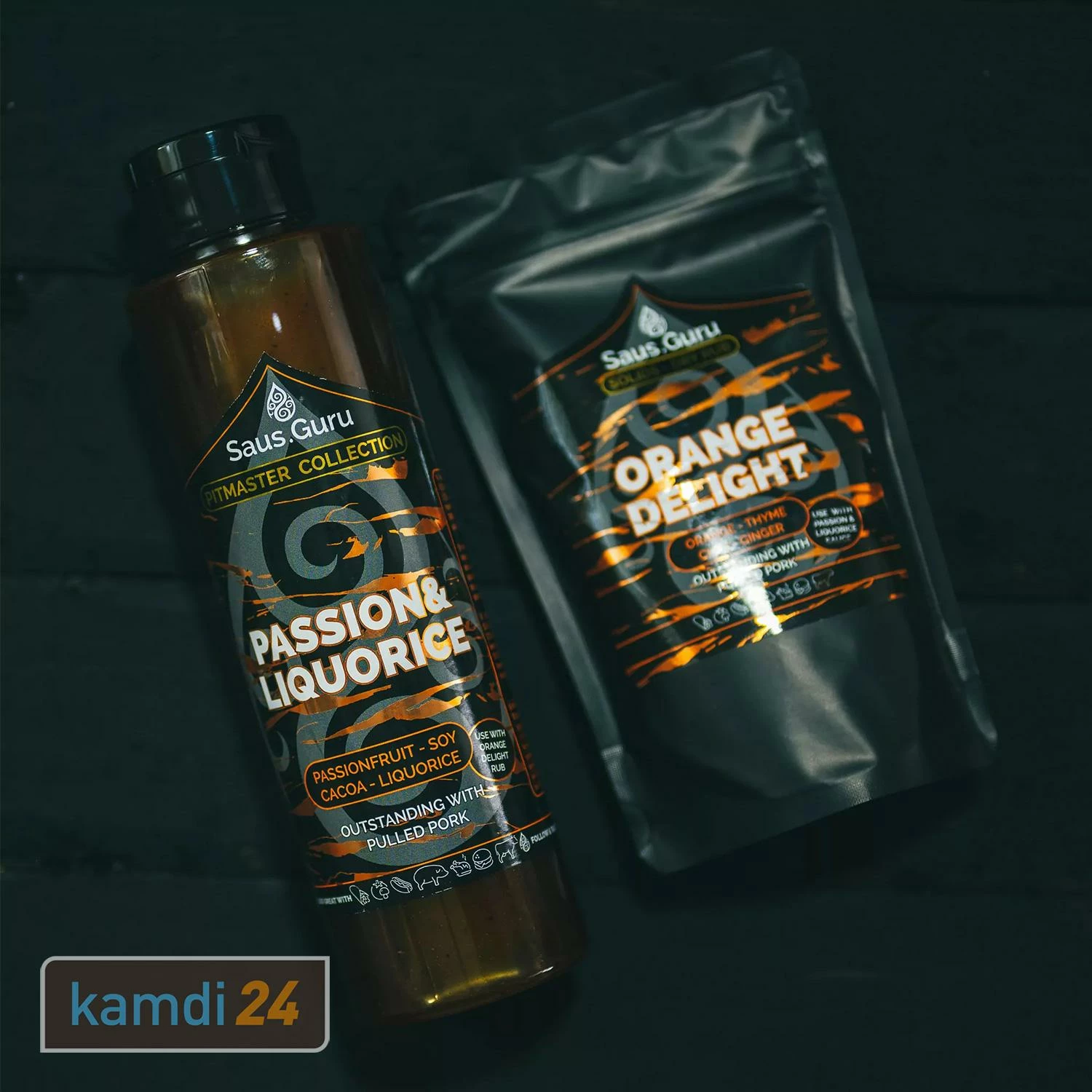 Saus.Guru Solids Orange Delight Rub 180 G BlackBag 2 Saus.Guru Solids Orange Delight Rub 180 G BlackBag – Bild 2