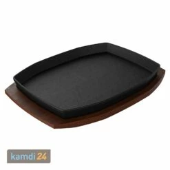 The Bastard Sizzling Plate Medium/Large Aus Gusseisen Inkl. Untersetzer