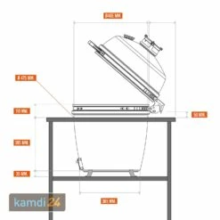 The Bastard VX Medium Complete Keramikgrill -WEBER Verkäufe the bastard vx medium complete keramikgrill 25476 m 11