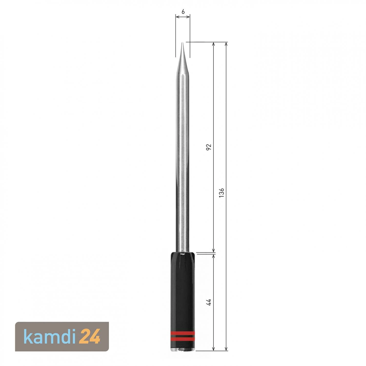 The MeatStick Einzelstick Temperaturfühler Rot 2 The MeatStick Einzelstick Temperaturfühler Rot – Bild 2