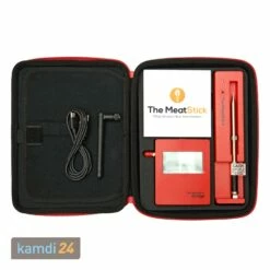 The MeatStick Set 3: The MeatStick Mit WiFi Bridge, Ladegerät Und Transporttasche