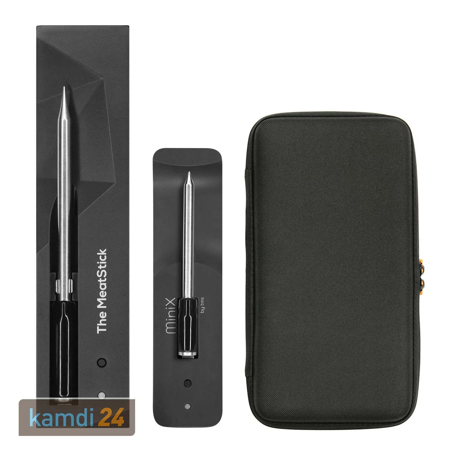 The MeatStick Set 7: The MeatStick Inkl. Ladegerät + The MeatStick Mini Inkl. Bluetooth Xtender Ladegerät + Transporttasche 1 The MeatStick Set 7: The MeatStick Inkl. Ladegerät + The MeatStick Mini Inkl. Bluetooth Xtender Ladegerät + Transporttasche
