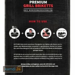 TOM COCO Grill-Kokoskohle Briketts, Quader, 10 Kg -WEBER Verkäufe tom coco grill kokoskohle briketts quader 10 kg 15554 m 3