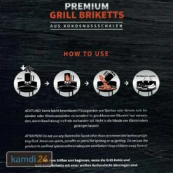 TOM COCO Grill-Kokoskohle Briketts, Quader, 2 X 10 Kg (20 Kg) 8 TOM COCO Grill-Kokoskohle Briketts, Quader, 2 X 10 Kg (20 Kg) -WEBER Verkäufe tom coco grill kokoskohle briketts quader 2 x 10 kg 20 kg 15547 m 3