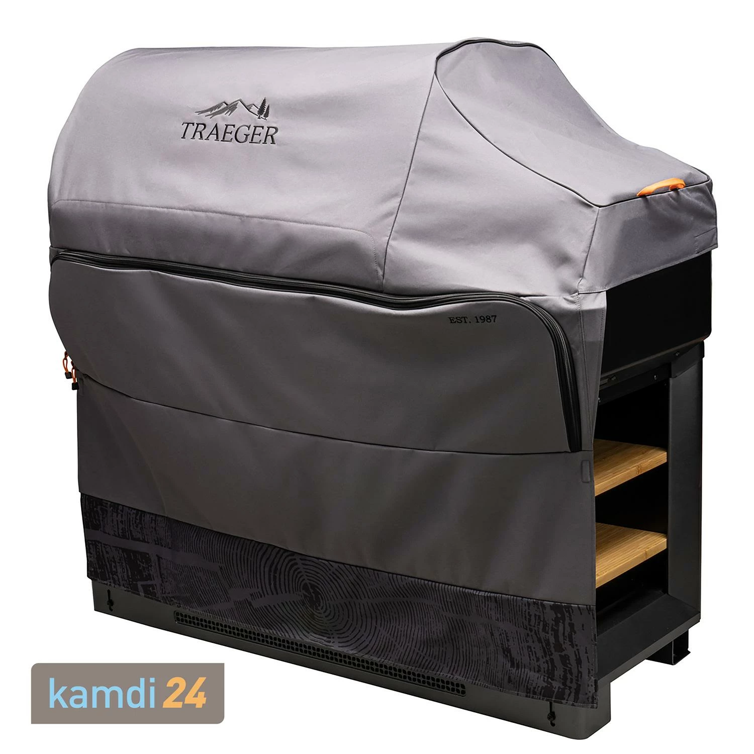 Traeger Abdeckhaube Für Timberline XL Eingebaut 2 Traeger Abdeckhaube Für Timberline XL Eingebaut – Bild 2