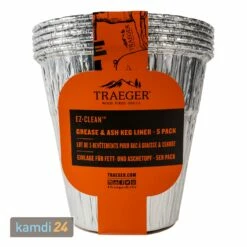 Traeger Aluminium-Einsatz Für EZ-Clean Fett- Und Aschebehälter (5er-Set)