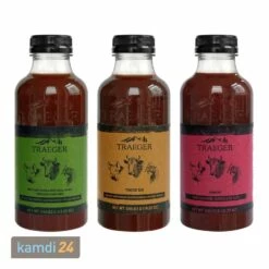 Traeger BBQ Soße 3er-Set: Sweet & Heat, Traeger 'Que, Sugar Lips
