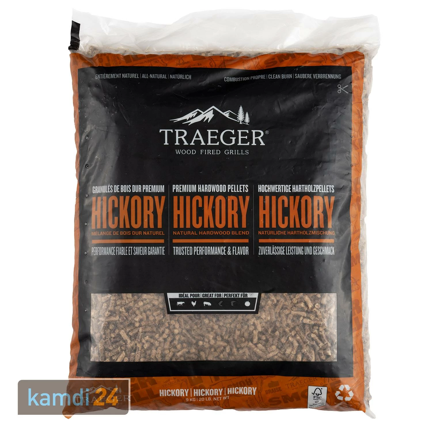 Traeger Hartholzpellets Hickory 9 Kg 1 Traeger Hartholzpellets Hickory 9 Kg