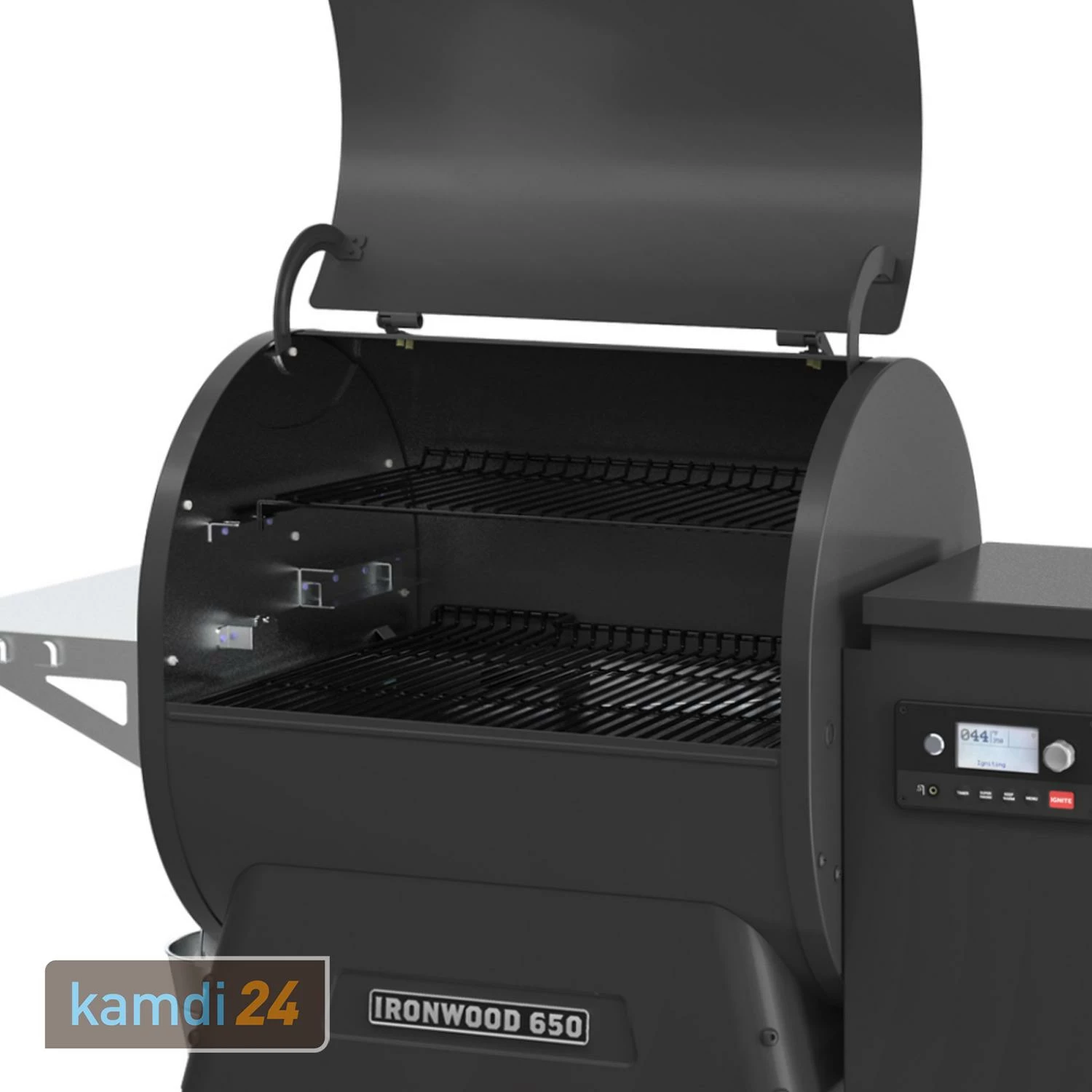 Traeger IRONWOOD 650 Pellet Grill Schwarz Inkl. Abdeckhaube, Ablaufblech-Schutzfolie + Hartholz Pellets Cherry 9 Kg 6 Traeger IRONWOOD 650 Pellet Grill Schwarz Inkl. Abdeckhaube, Ablaufblech-Schutzfolie + Hartholz Pellets Cherry 9 Kg – Bild 6