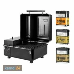 Traeger RANGER Pelletgrill Inkl. Rubs 3er-Set (Chicken, Fin & Feather, Blackened Saskatchewan)