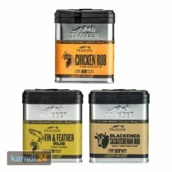Traeger RANGER Pelletgrill Inkl. Rubs 3er-Set (Chicken, Fin & Feather, Blackened Saskatchewan) -WEBER Verkäufe traeger ranger pelletgrill inkl rubs 3er set chicken fin feather blackened saskatchewan m 8