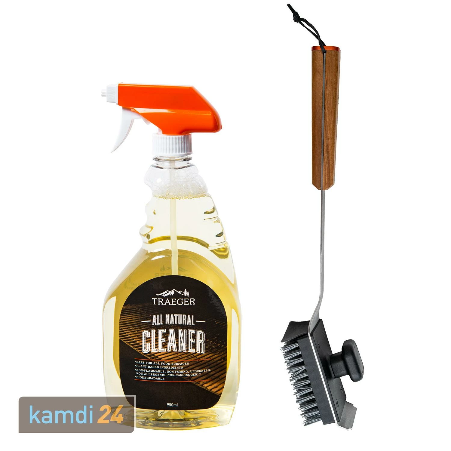 Traeger Reinigungsset Grillbürste + Sprühflasche 1 Traeger Reinigungsset Grillbürste + Sprühflasche