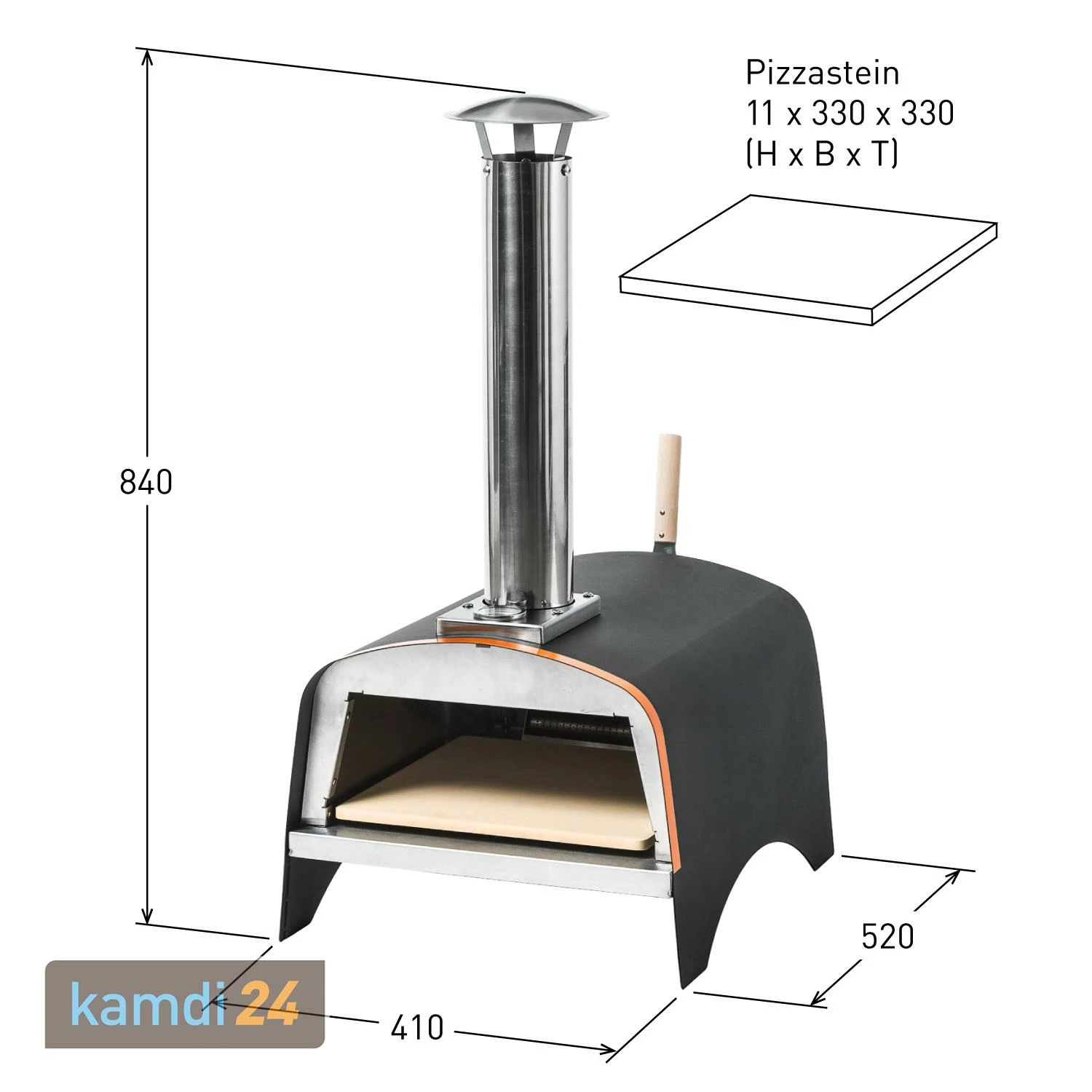 Ventura Hybrid Pizzaofen Speziale Inkl. Abdeckhaube 4 Ventura Hybrid Pizzaofen Speziale Inkl. Abdeckhaube – Bild 4