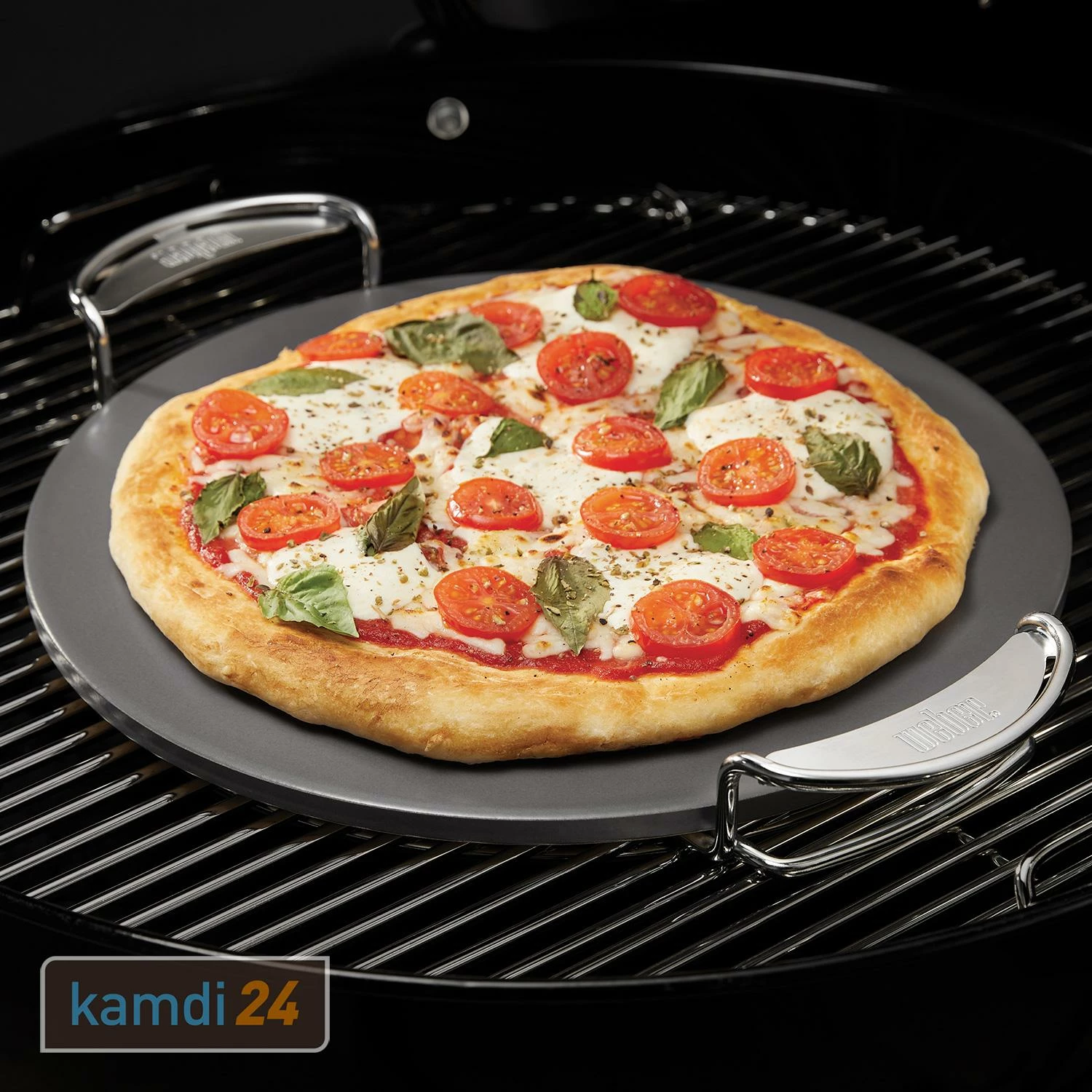 Weber CRAFTED Glasierter Pizzastein Aus Cordierit Rund 2 Weber CRAFTED Glasierter Pizzastein Aus Cordierit Rund – Bild 2